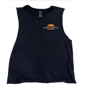 forever 21 black california muscle tee